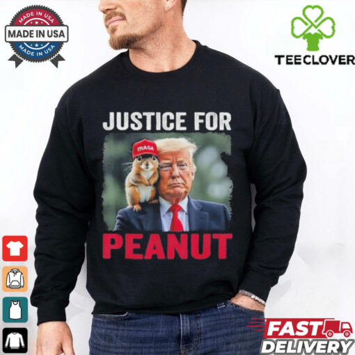 Official Trump Justice For Peanut The Squirrel Wanted T Shirt