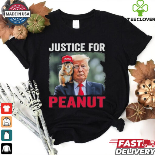 Official Trump Justice For Peanut The Squirrel Wanted T Shirt