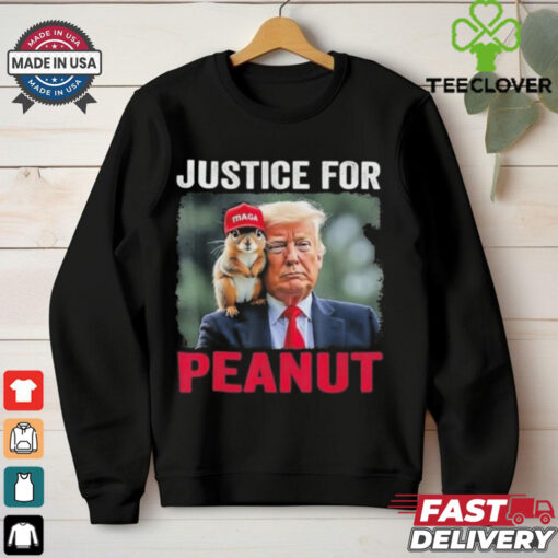 Official Trump Justice For Peanut The Squirrel Wanted T Shirt