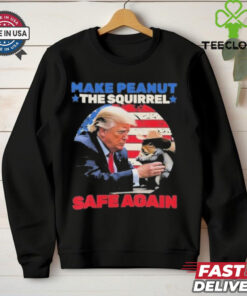 Official Trump Make Peanut The Squirrel Safe Again Shirt
