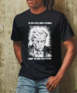 Official Trump Mugshot The Devil Went Down To Georgia Lookin’ For Some Votes To Steal Shirt