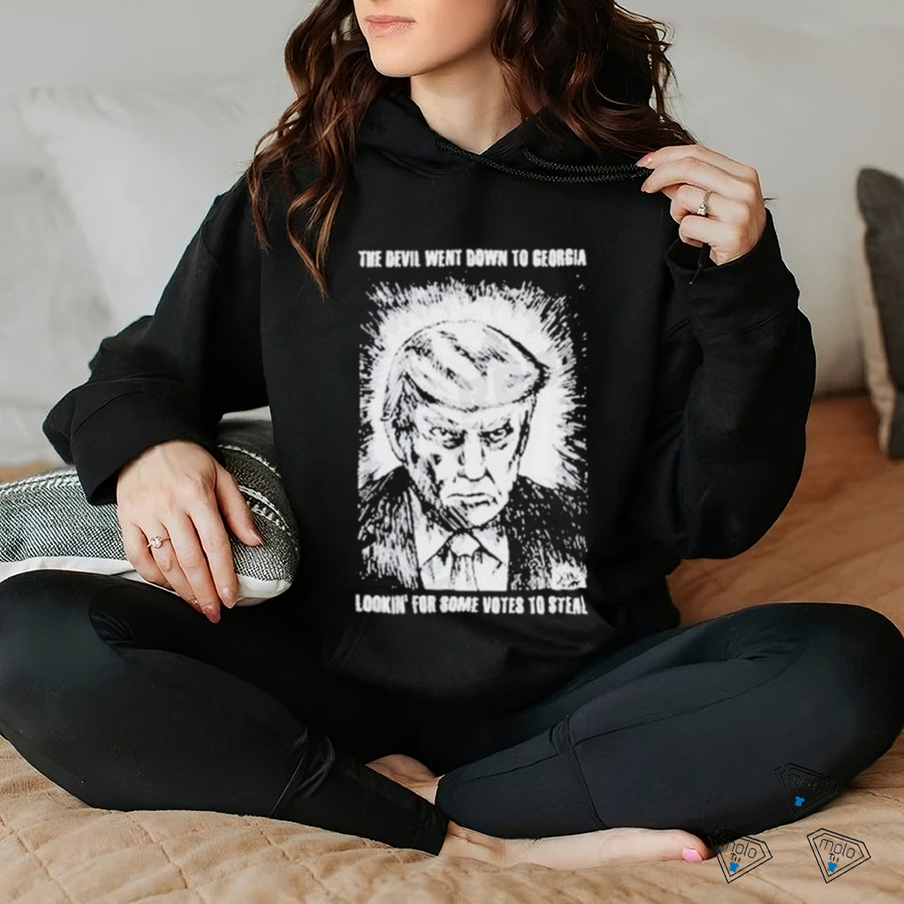 Official Trump Mugshot The Devil Went Down To Georgia Lookin’ For Some Votes To Steal Shirt Official Trump Mugshot The Devil Went Down To Georgia Lookin’ For Some Votes To Steal Shirt
