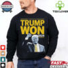 Trump won get over it 2024 election shirt