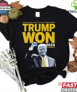 Official Trump President Trump Won 2024 Shirt