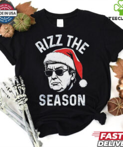 Official Trump Rizz The Season Christmas Donald Trump Rizz The Season Christmas T Shirt