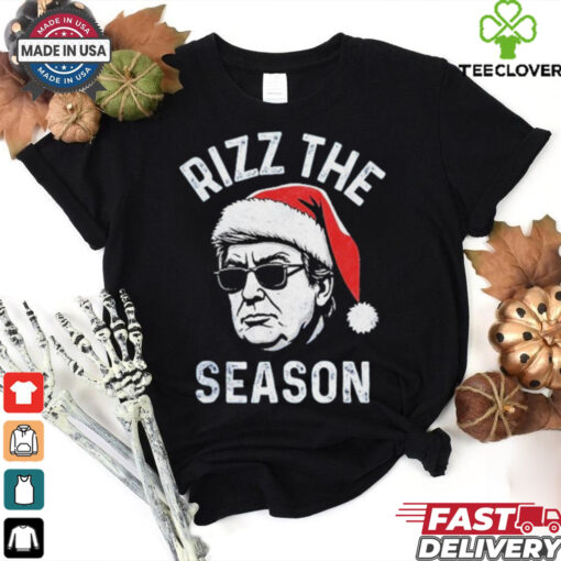 Official Trump Rizz The Season Christmas Donald Trump Rizz The Season Christmas T Shirt
