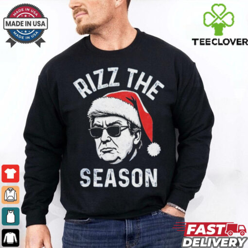 Official Trump Rizz The Season Christmas Donald Trump Rizz The Season Christmas T Shirt