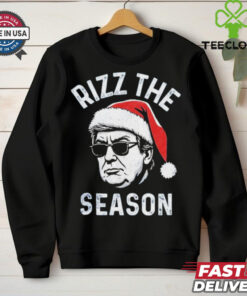Official Trump Rizz The Season Christmas Donald Trump Rizz The Season Christmas T Shirt