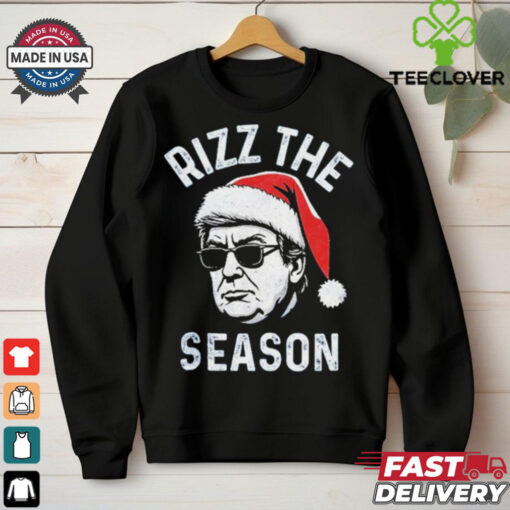 Official Trump Rizz The Season Christmas Donald Trump Rizz The Season Christmas T Shirt