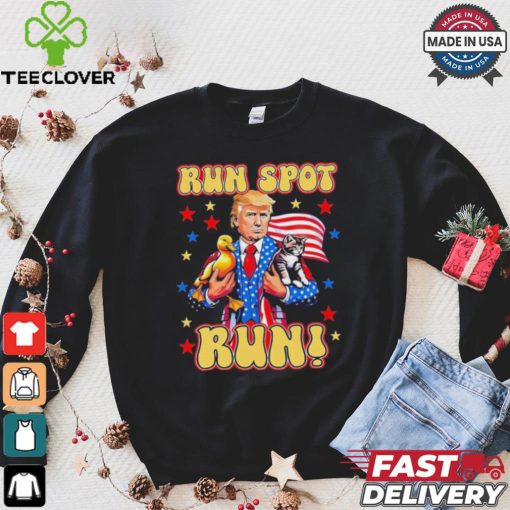 Official Trump Run Harris Spot Run Dog Debate 2024 T Shirt