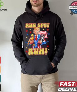 Official Trump Run Harris Spot Run Dog Debate 2024 T Shirt