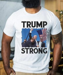 Official Trump Strong Fist Hand Us Vote Trump 2024 Survives Rally Shooting Pa Shirt