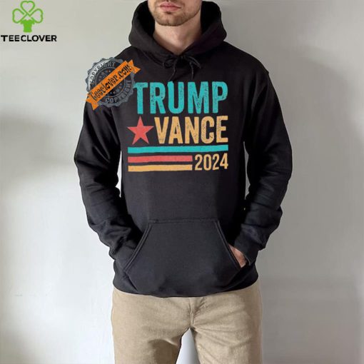 Official Trump Vance 2024 Retro Stripe Trump Jd Vance T Shirt