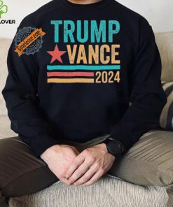 Official Trump Vance 2024 Retro Stripe Trump Jd Vance T Shirt