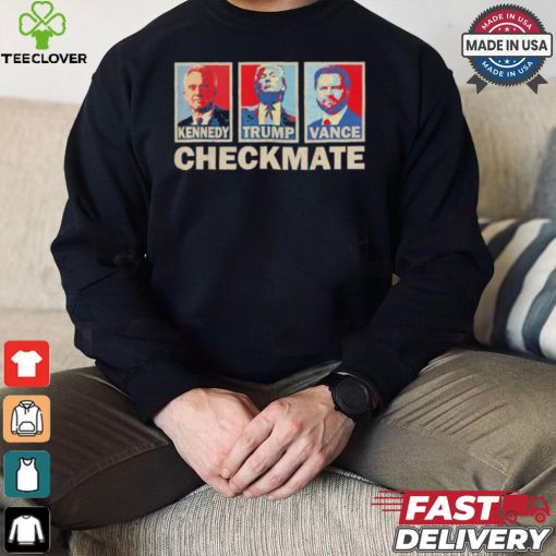 Official Trump Vance Kennedy Checkmate 2024 Election Republican Checkmate Conserve The Win T hoodie, sweater, longsleeve, shirt v-neck, t-shirt