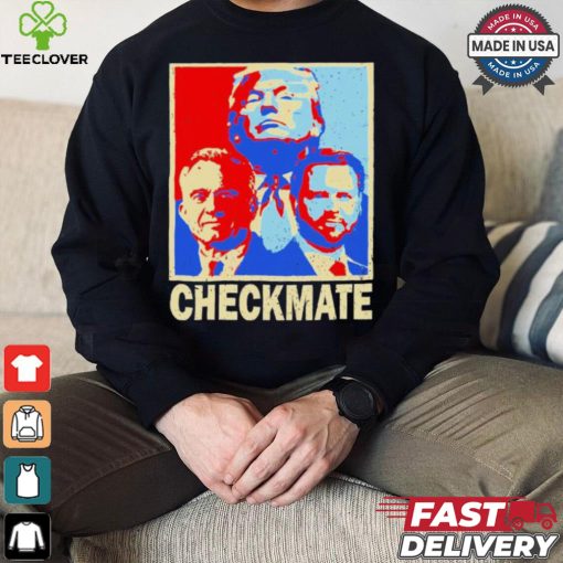 Official Trump Vance Kennedy Checkmate 2024 Election Republican Graphic T Shirt