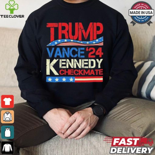 Official Trump Vance Kennedy Checkmate 2024 Vintage T Shirt