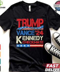 Official Trump Vance Kennedy Checkmate 2024 Vintage T Shirt