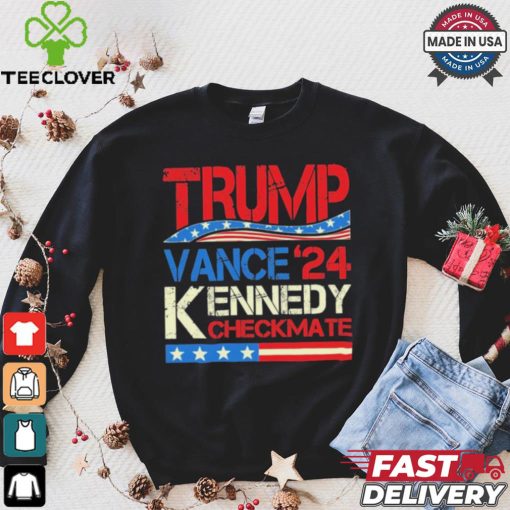 Official Trump Vance Kennedy Checkmate 2024 Vintage T Shirt