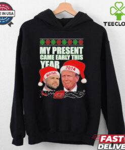 Official Trump Vance My Present Came Early This Year 2024 Christmas Shirt