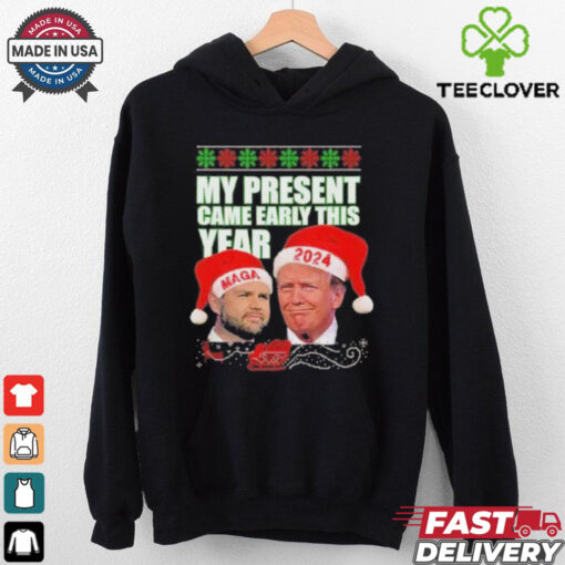 Official Trump Vance My Present Came Early This Year 2024 Christmas Shirt