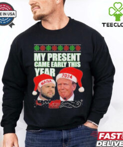 Official Trump Vance My Present Came Early This Year 2024 Christmas Shirt