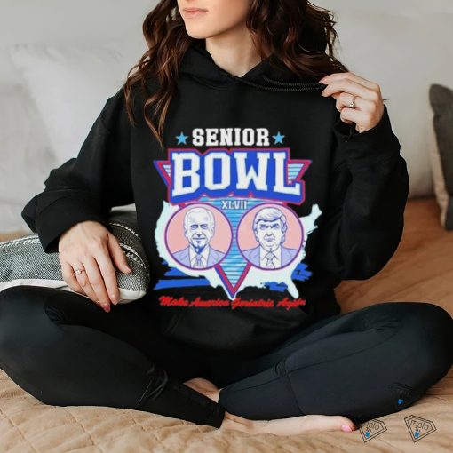 Official Trump Vs Biden Senior Bowl Xlvii Make America Geriatric Again T Shirt