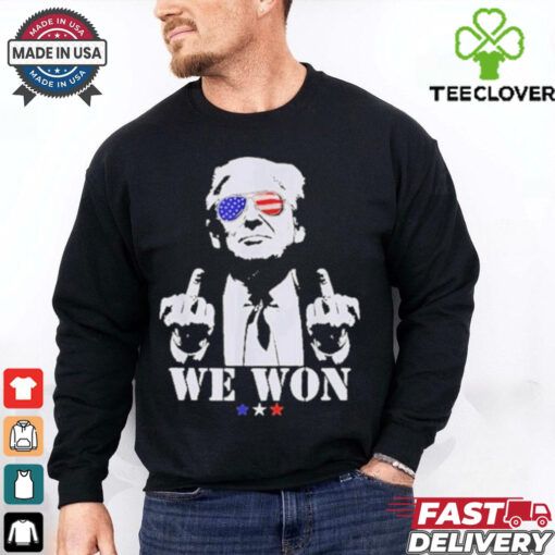 Official Trump We Won Wins Inauguration 47 US President 2025 Election 2024 T Shirt