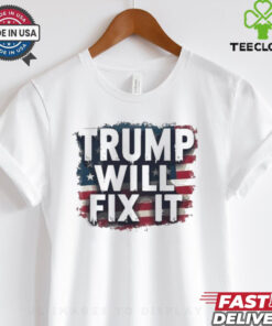 Official Trump Will Fix It Trump 2024 Election Victory T shirt
