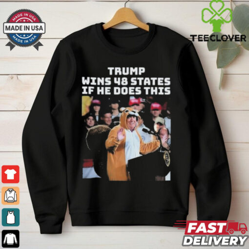 Official Trump Wins 48 State Dress In Honor Of Peanut The Squirrel T Shirt
