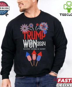Official Trump Won 2024 Greatest Return In History Shirt