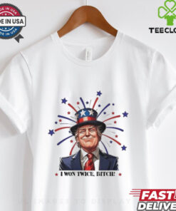 Official Trump Won 2024 I Won Twice Bitch Shirt
