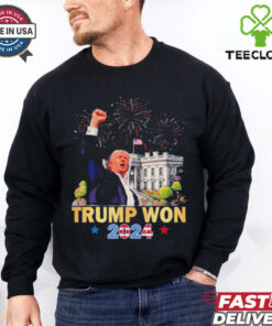 Official Trump Won 2024 President 47Th Of White House Donald Trump T Shirt