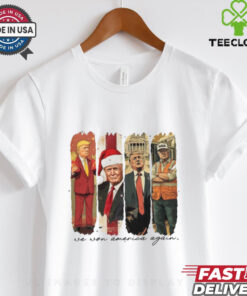 Official Trump Won 2024 We Won America Again 2024 Shirt