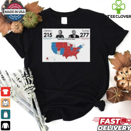 Official Trump Won 277 President Clinton 215 Shirt