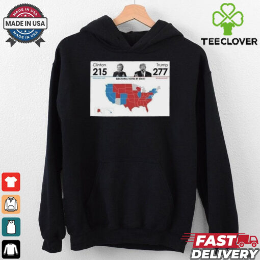 Official Trump Won 277 President Clinton 215 Shirt