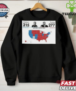 Official Trump Won 277 President Clinton 215 Shirt