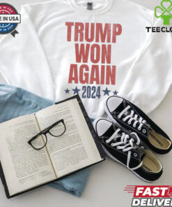 Official Trump Won Again Election Inauguration 2024 Republican Supporter T shirt