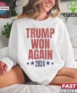 Official Trump Won Again Election Inauguration 2024 Republican Supporter T shirt