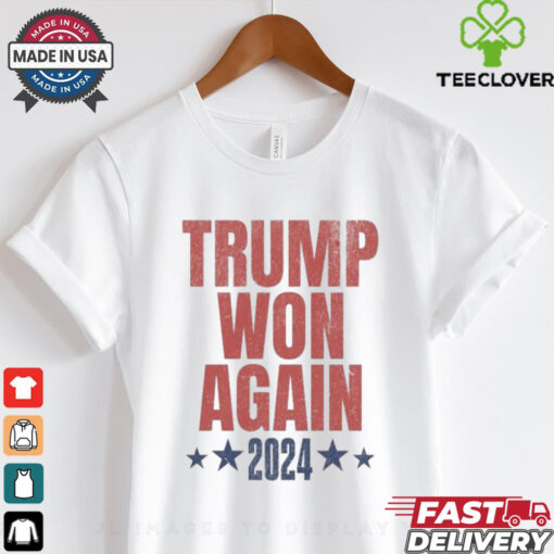 Official Trump Won Again Election Inauguration 2024 Republican Supporter T shirt