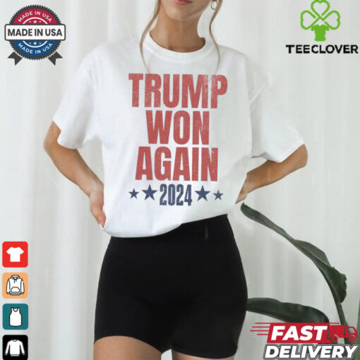 Official Trump Won Again Election Inauguration 2024 Republican Supporter T shirt