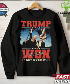 Official Trump Won Get Over It 2024 I Have Voted For Trump T Shirt
