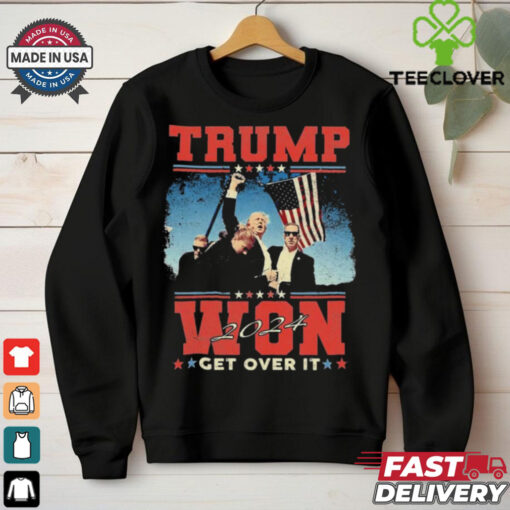 Official Trump Won Get Over It 2024 I Have Voted For Trump T Shirt