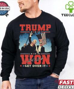 Official Trump Won Get Over It 2024 I Have Voted For Trump T Shirt