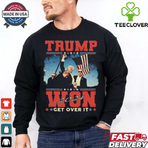 Official Trump Won Get Over It 2024 I Have Voted For Trump T Shirt