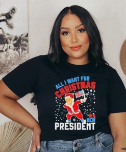 Official Trump all I want for Christmas is a new president T shirt 2 Official Trump all I want for Christmas is a new president T shirt