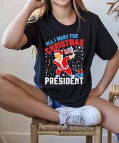Official Trump all I want for Christmas is a new president T shirt 3 Official Trump all I want for Christmas is a new president T shirt