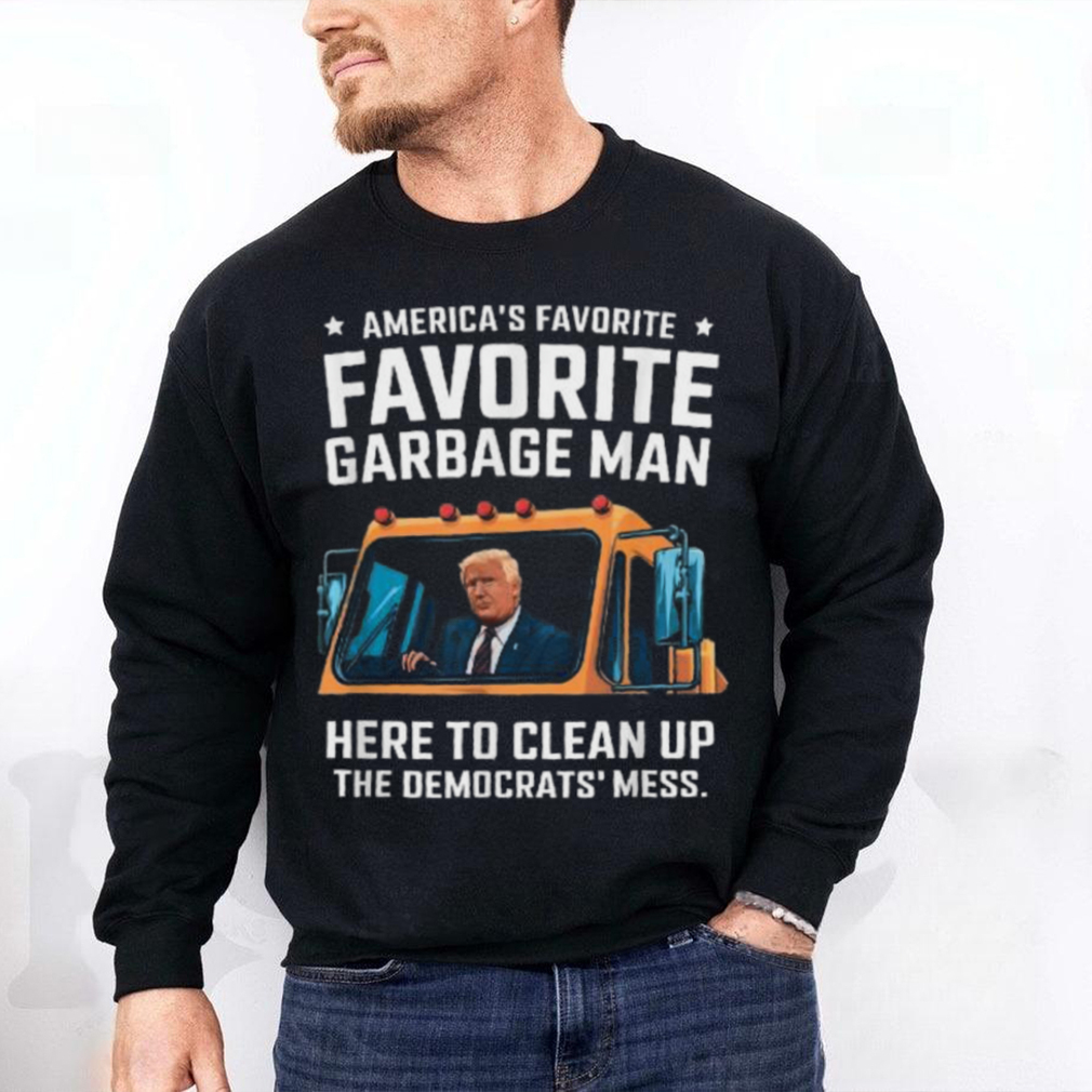 Official Trump america’s favorite garbage truck man Trump in trash truck 2024 T shirt Official Trump america’s favorite garbage truck man Trump in trash truck 2024 T shirt