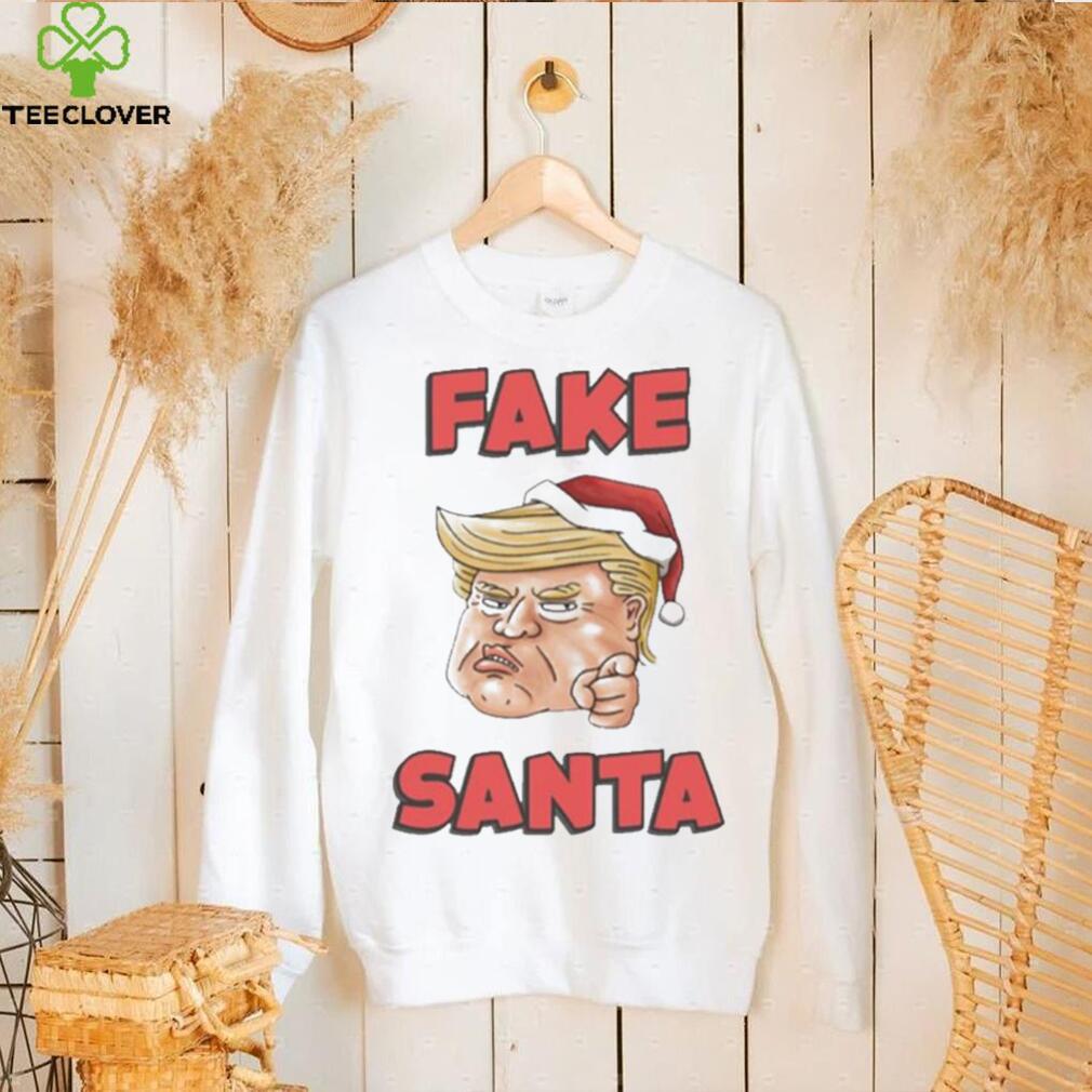 Official Trump fake santa Christmas T shirt