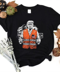 Official Trump garbage truck truck vest T shirt